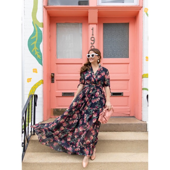 GAL MEETS GLAM X Nordstrom Ashlynn Maxi Dress NWT - Picture 6 of 8